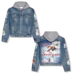 The Snowman Movies Style Hooded Denim Jacket For Fans