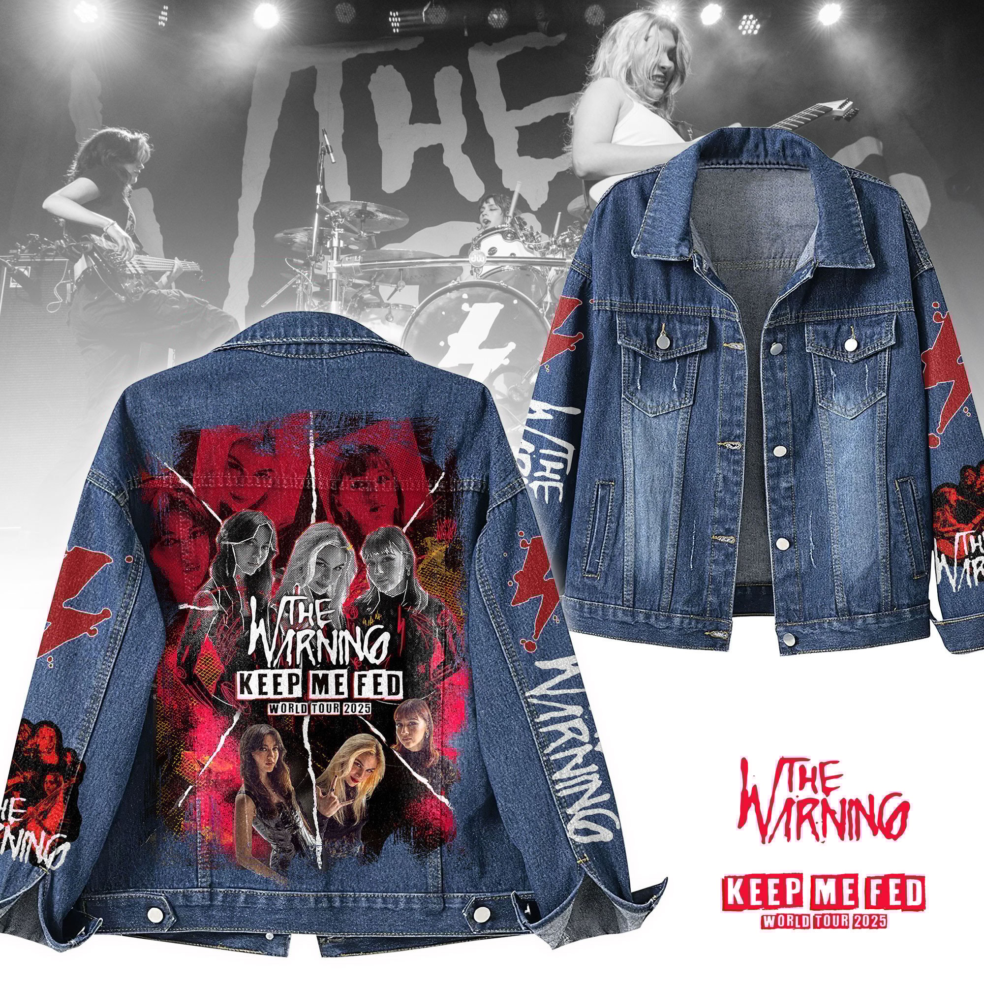 The Warning Music Denim Jacket Gift For Fans