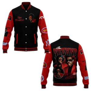 The Weeknd Music Style Baseball Jacket For Fans