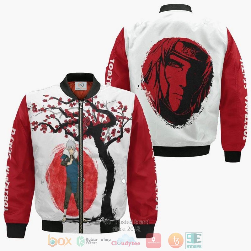 Tobirama Senju Naruto Outfits Anime Ninja Under The Sun Anime Style Bomber Jacket For Fans