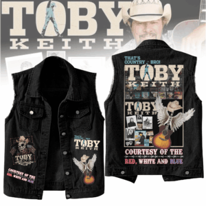 Toby Keith Music Style Sleeveless Jacket For Fans