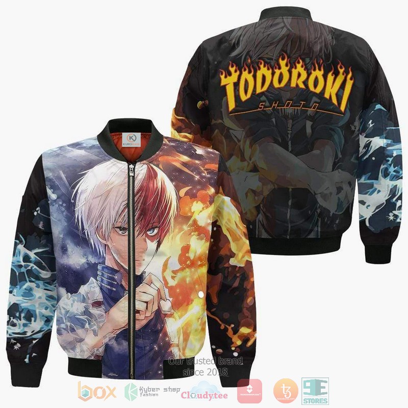 Todoroki Bomber My Hero Academia Mha Anime Outfits Anime Style Bomber Jacket For Fans