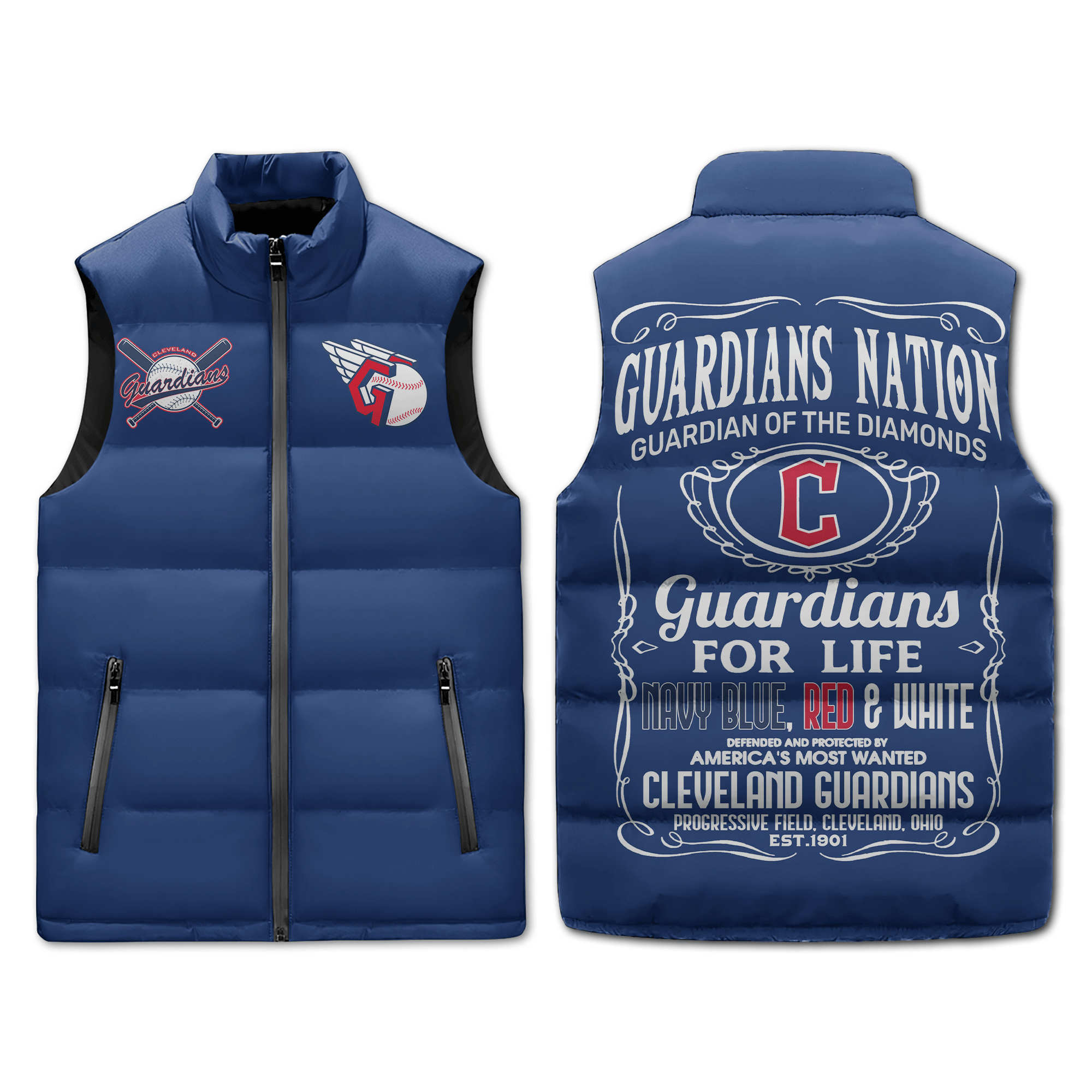 Toronto Blue Jays MLB Style Sleeveless Puffer Jacket For Fans