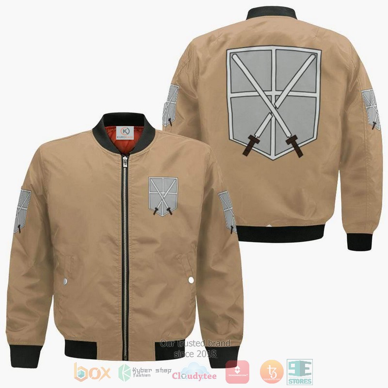 Training Corps Attack On Titan Anime Cosplay Costume Anime Style Bomber Jacket For Fans