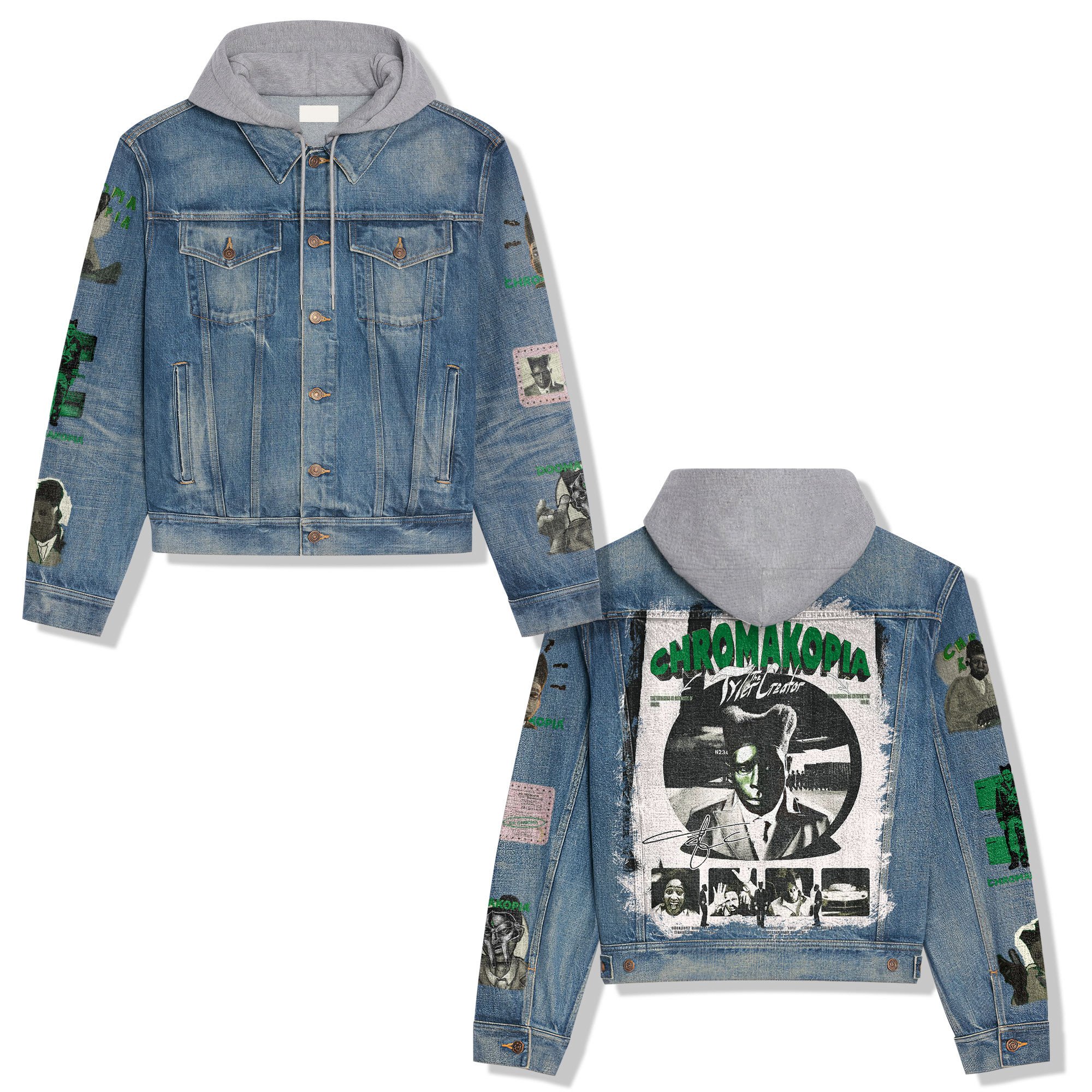Tyler, the Creator Music Style Hooded Denim Jacket For Fans