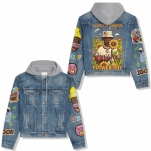 Tyler, the Creator Music Style Hooded Denim Jacket For Fans