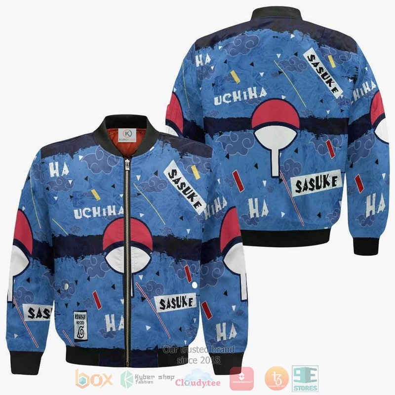 Uchiha Clan S Naruto Outfit Anime Style Bomber Jacket For Fans