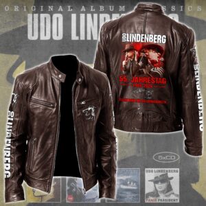 Udo Lindenberg Music Style Leather Jacket For Fans