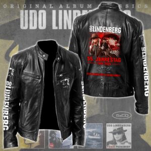 Udo Lindenberg Music Style Leather Jacket For Fans