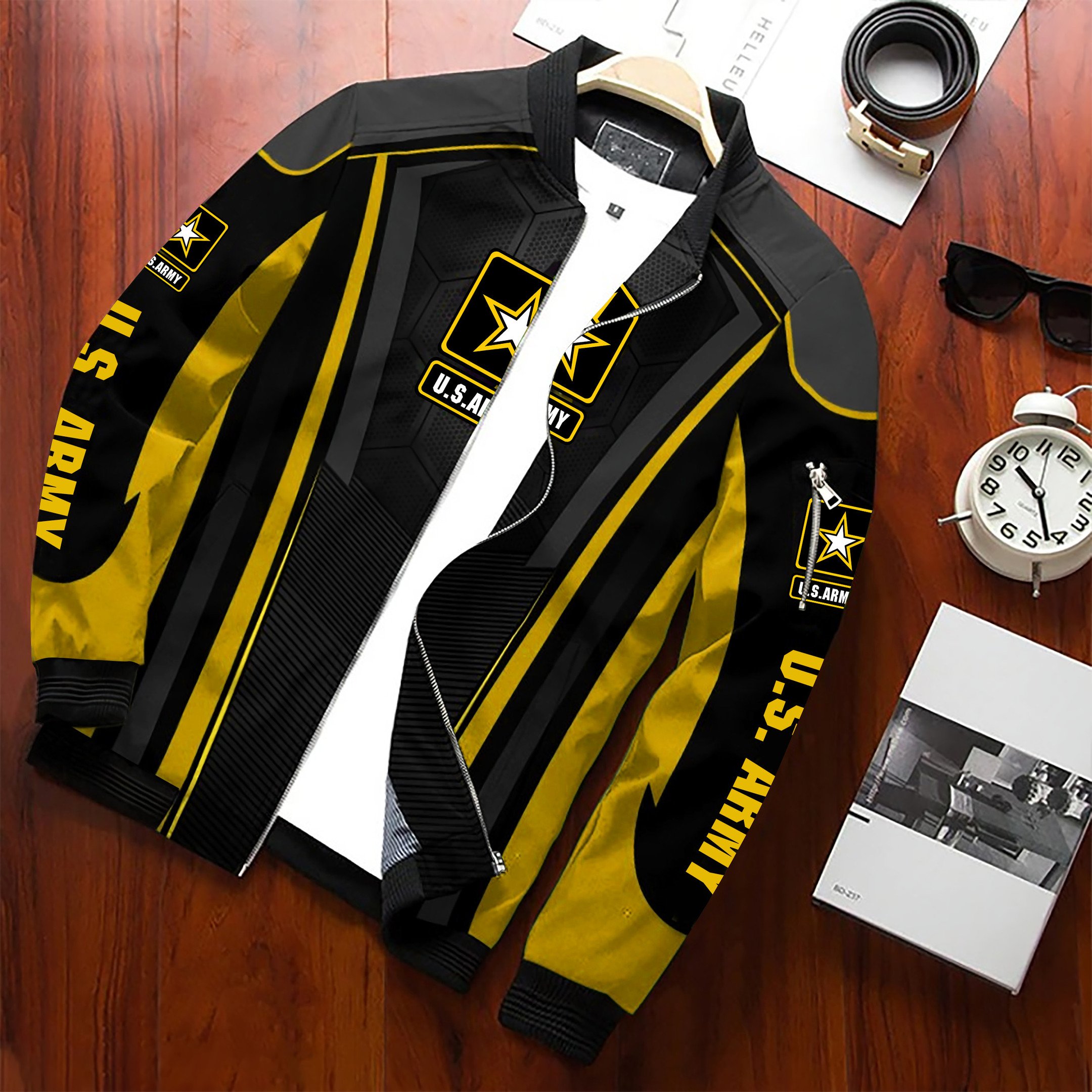 United States Army Style Bomber Jacket For Fans