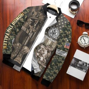 United States Army Style Bomber Jacket For Fans
