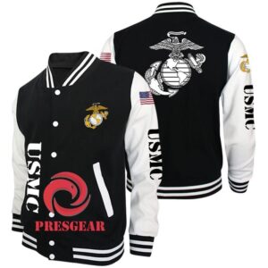 United States Marine Corps Style Baseball Jacket For Fans