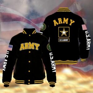 US Army Style Baseball Jacket For Fans