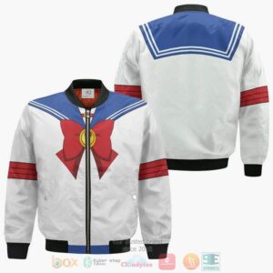 Usagi Tsukino Uniform Sailor Moon Amine Anime Style Bomber Jacket For Fans