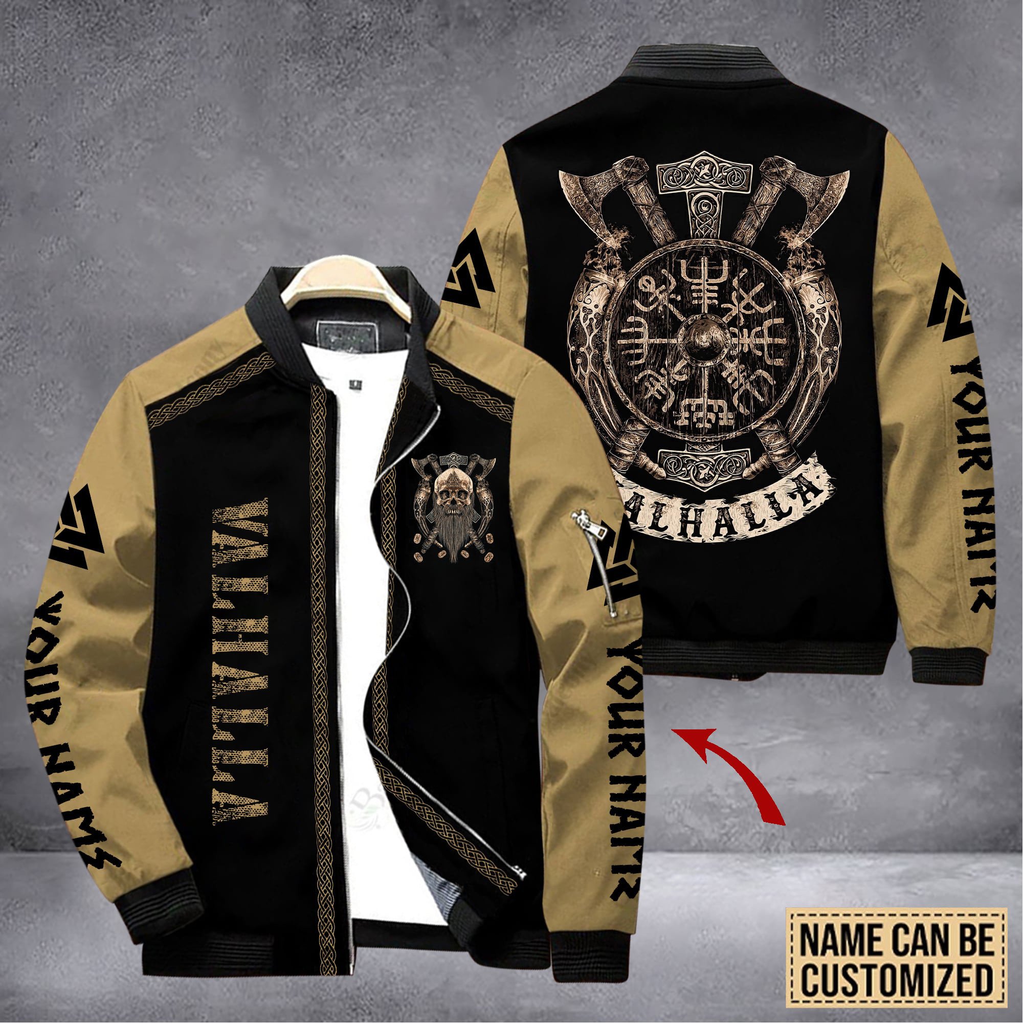 Valhalla Style Bomber Jacket For Fans