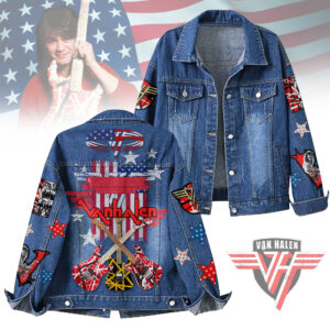 Van Halen Music Denim Jacket Gift For Fans