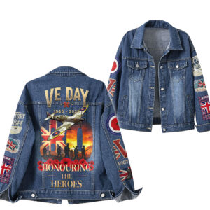 VE Day Holiday Denim Jacket Gift For Fans