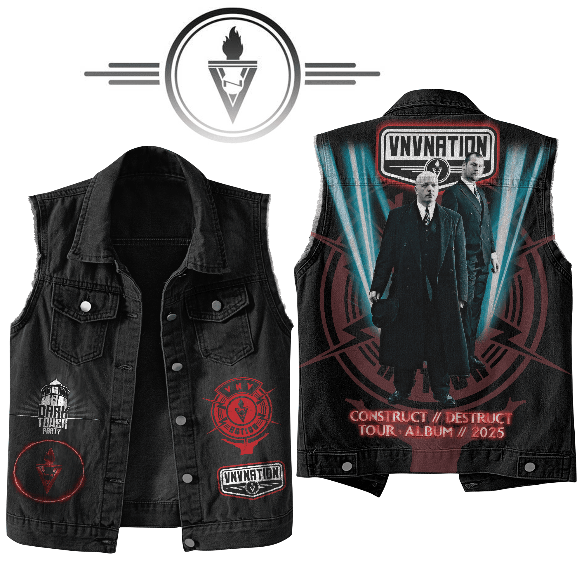 VNV Nation Music Style Sleeveless Jacket For Fans