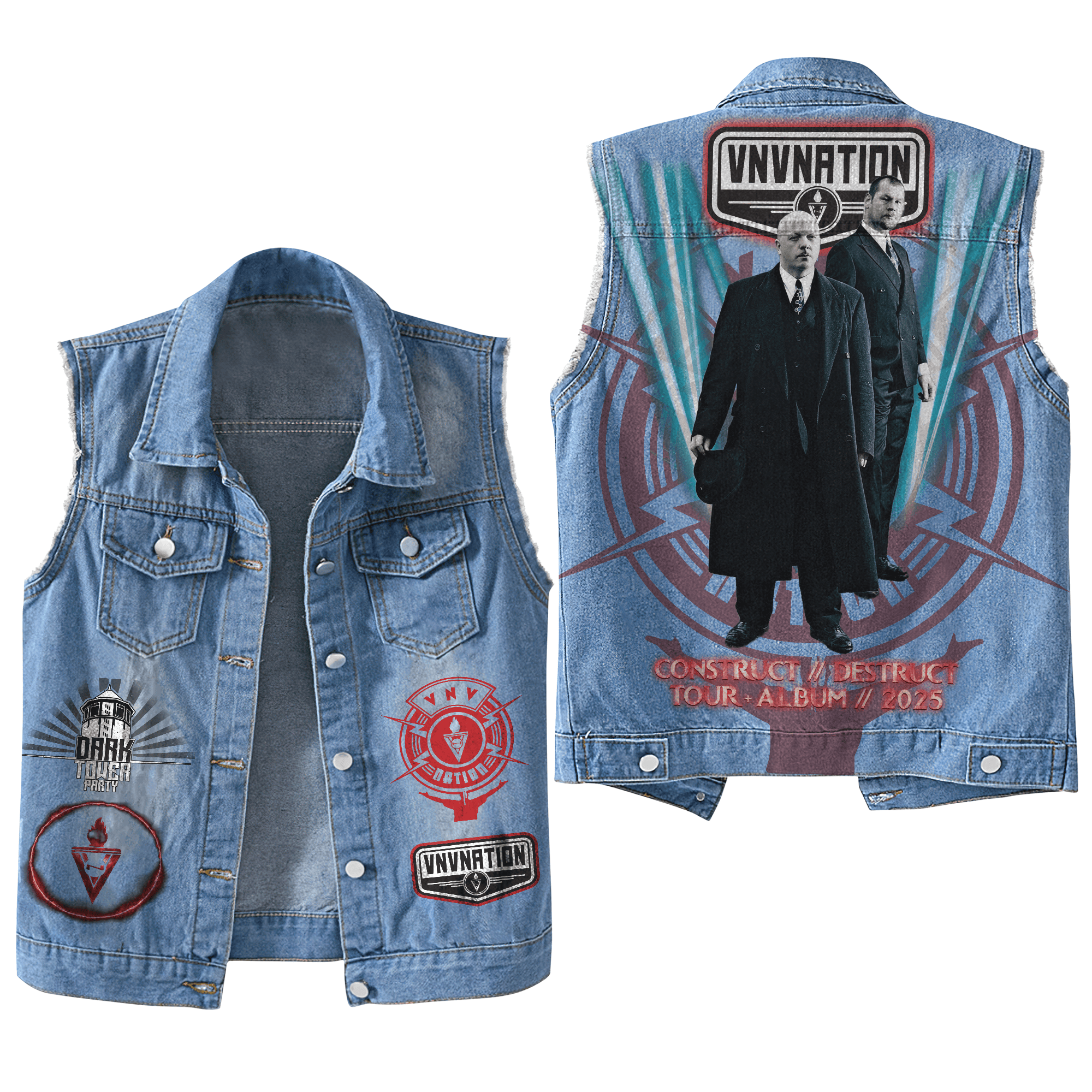 VNV Nation Music Style Sleeveless Jacket For Fans