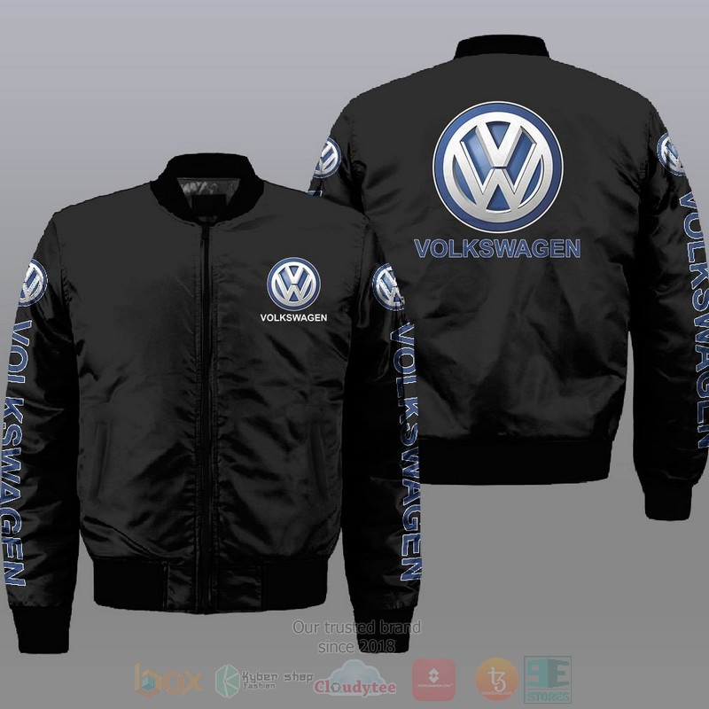 Volkswagen Car Style Bomber Jacket For Fans