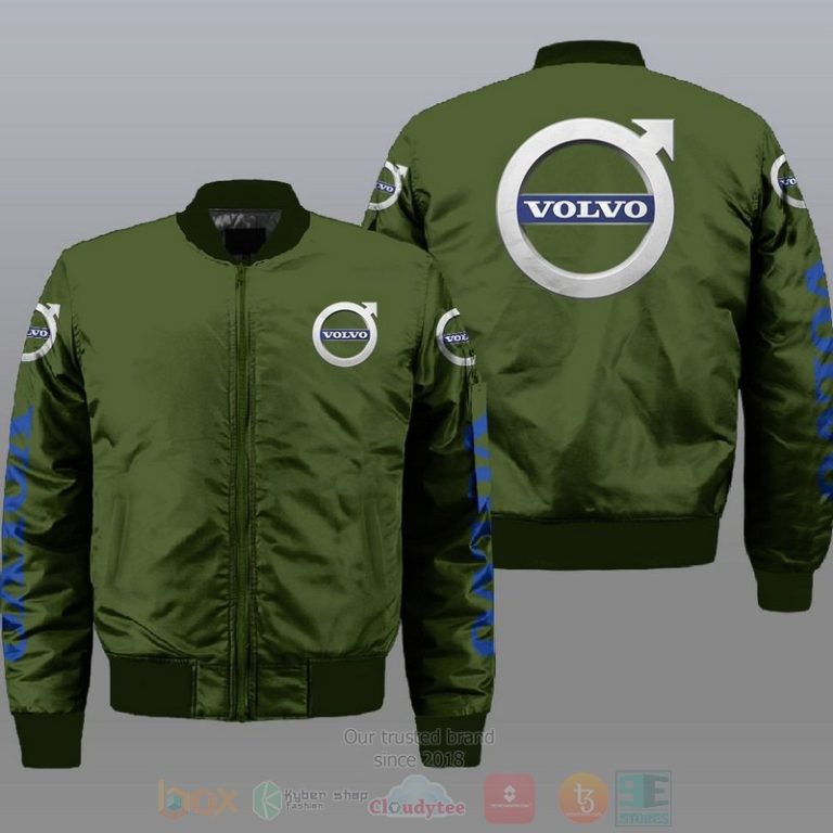 Volvo Car Style Bomber Jacket For Fans