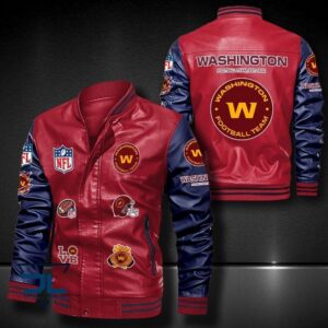 Washington Commanders NFL Style Leather Jacket For Fan