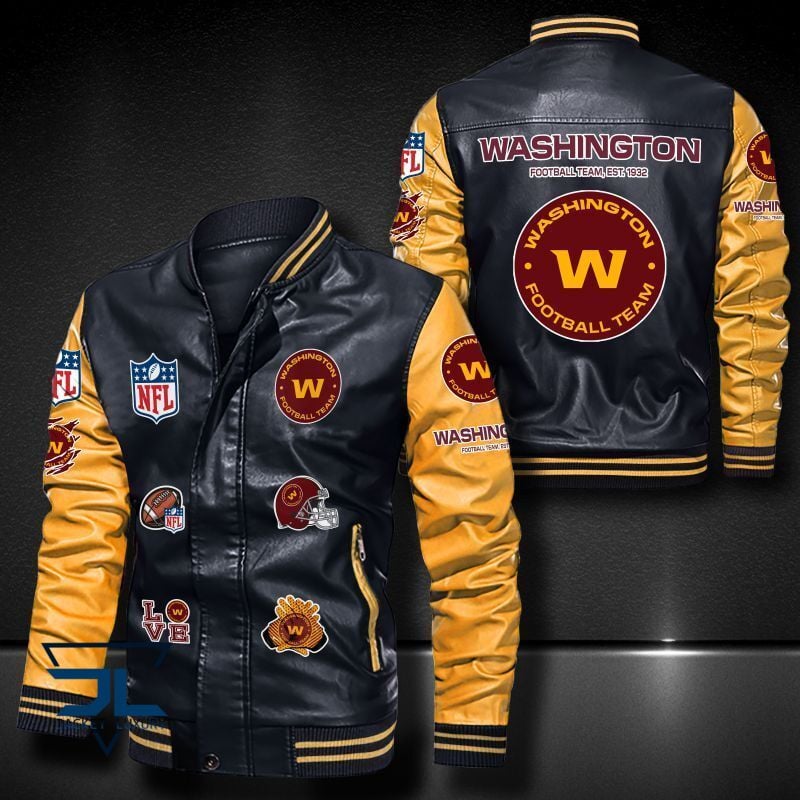 Washington Commanders NFL Style Leather Jacket For Fan