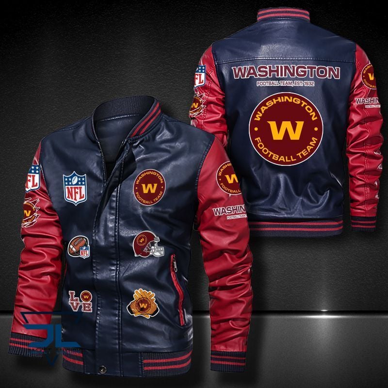 Washington Commanders NFL Style Leather Jacket For Fan