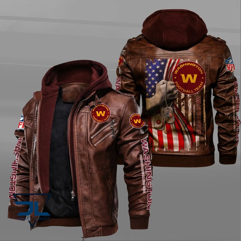 Washington Commanders NFL Style Leather Jacket For Fan
