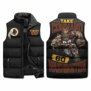 Washington Commanders NFL Style Sleeveless Puffer Jacket For Fans