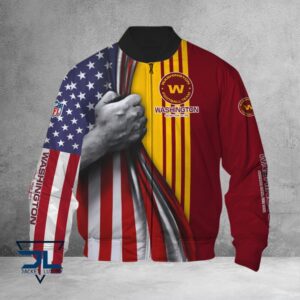Washington Football Team NFL Style Bomber Jacket For Fans