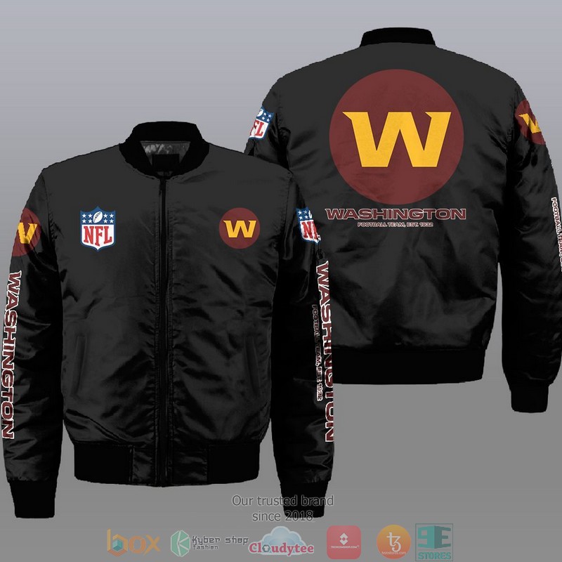 Washington Football Team NFL Style Bomber Jacket For Fans