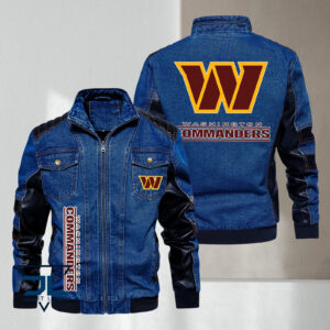 Washington Football Team NFL Style Denim Jacket For Fans