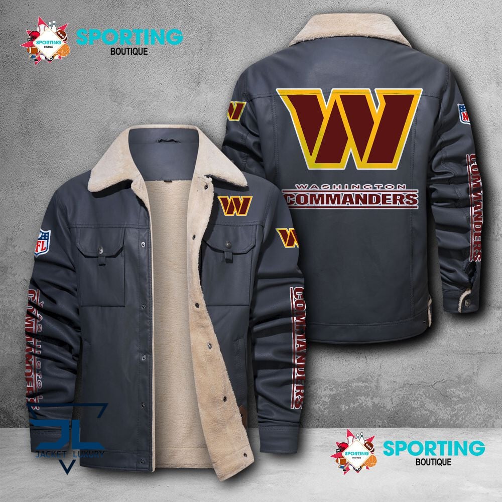 Washington Football Team NFL Style Leather Jacket For Fans
