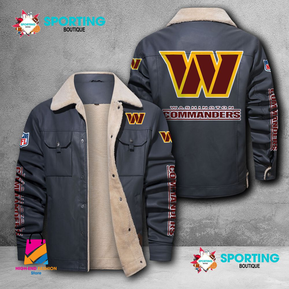 Washington Football Team NFL Style Leather Jacket For Fans