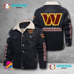 Washington Football Team NFL Style Fleece Thermal Cotton Jacket