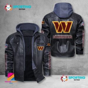 Washington Football Team NFL Style Leather Jacket For Fans