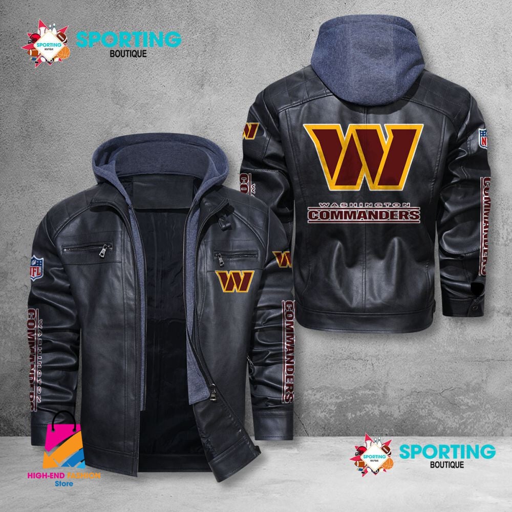 Washington Football Team NFL Style Leather Jacket For Fans