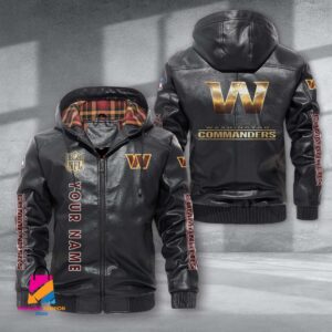 Washington Football Team NFL Style Leather Jacket For Fans