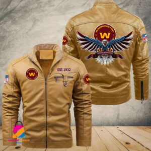 Washington Football Team NFL Style Leather Jacket For Fans