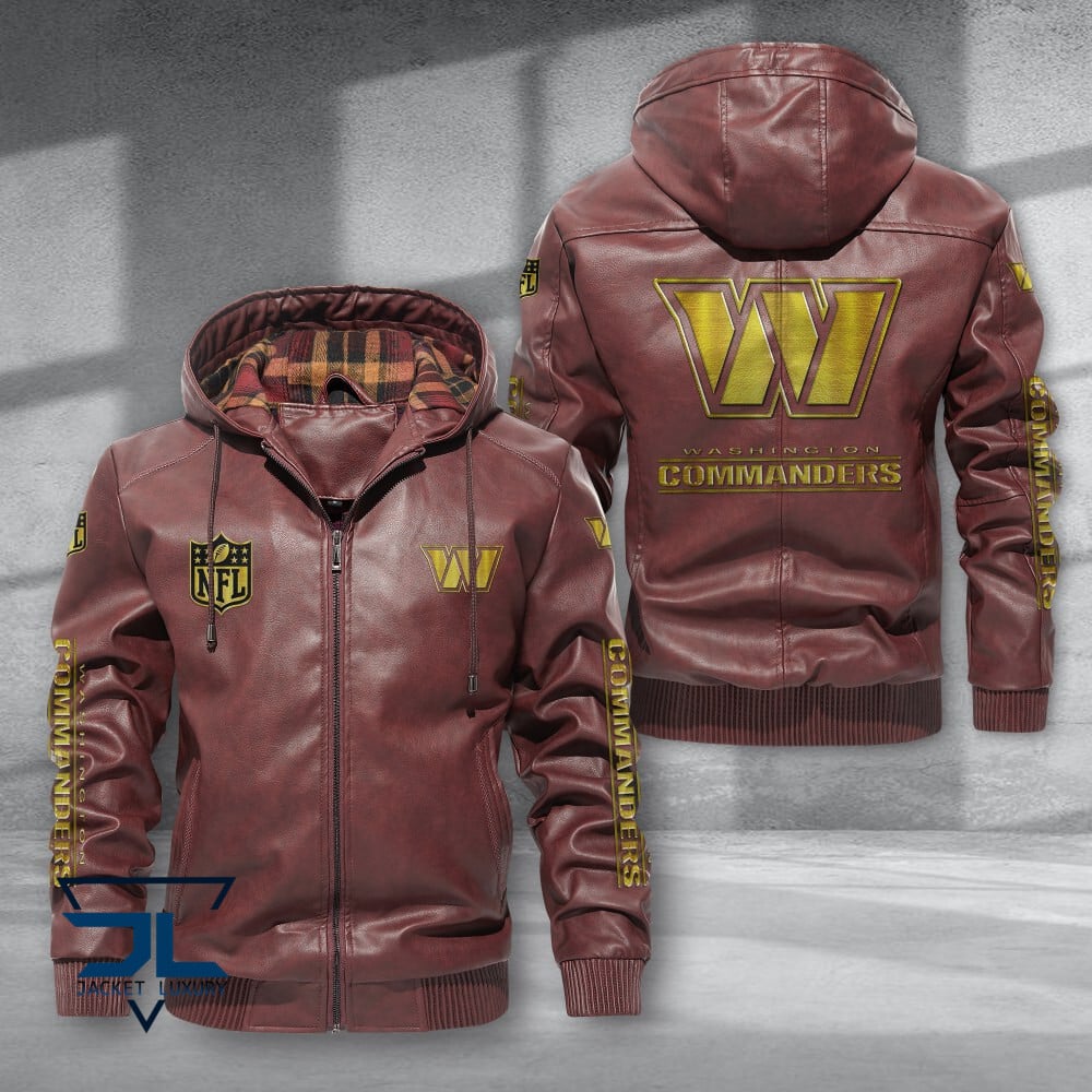 Washington Football Team NFL Style Leather Jacket For Fans