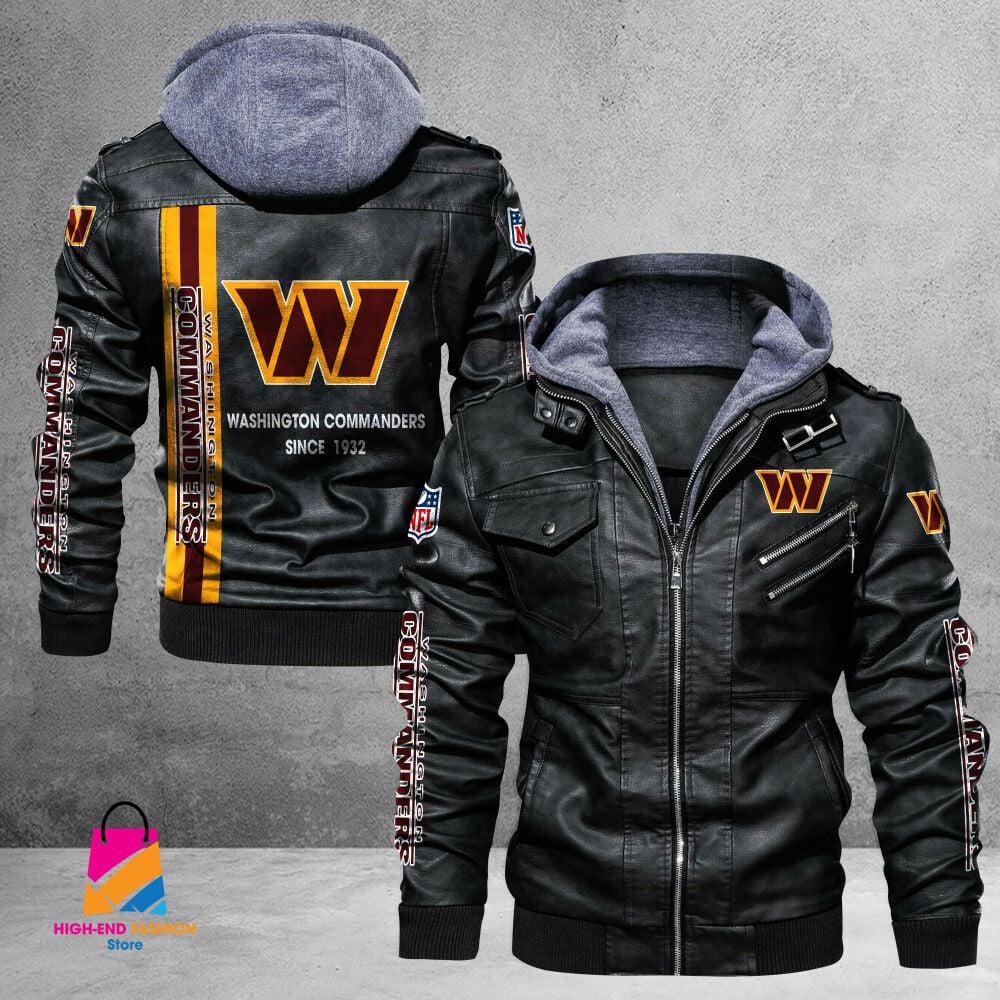 Washington Football Team NFL Style Leather Jacket For Fans