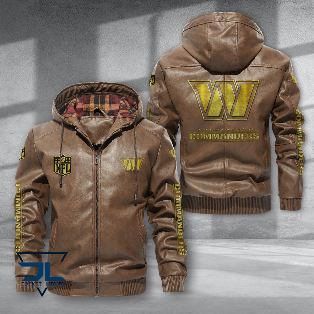 Washington Football Team NFL Style Leather Jacket For Fans