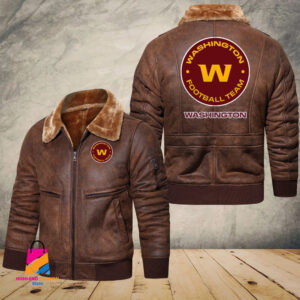 Washington Football Team NFL Style Leather Jacket For Fans
