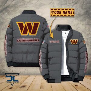 Washington Football Team NFL Style Puffer Jacket For Fans