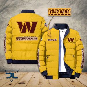 Washington Football Team NFL Style Puffer Jacket For Fans