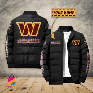 Washington Football Team NFL Style Puffer Jacket For Fans