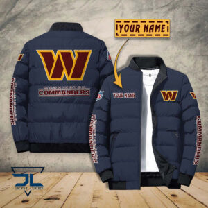 Washington Football Team NFL Style Puffer Jacket For Fans