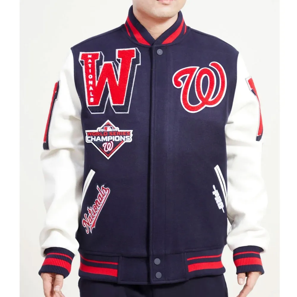 Washington Nationals MLB Style Baseball Jacket For Fans