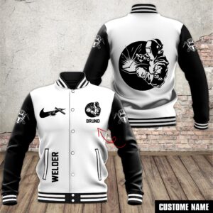 Welder Style Baseball Jacket For Fans